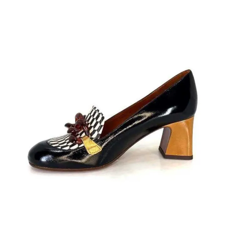 Chie Mihara Anata Cuir Vernis Noir