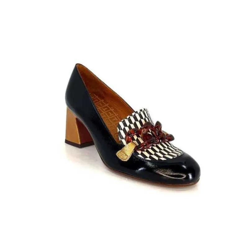 Chie Mihara Anata Cuir Vernis Noir