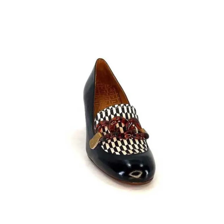 Chie Mihara Anata Cuir Vernis Noir