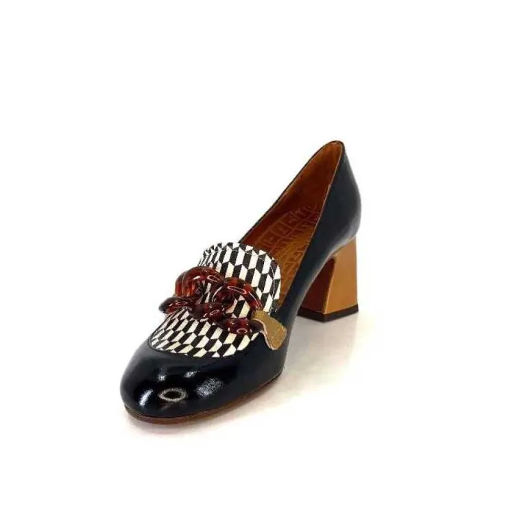 Chie Mihara Anata Cuir Vernis Noir