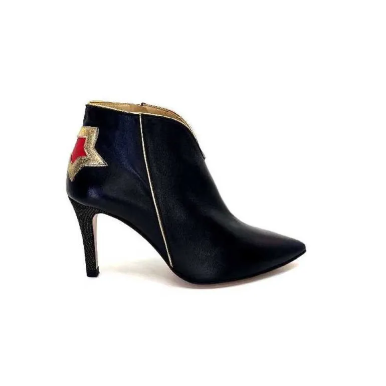 Creatis Magic Cuir Noir Rouge Or