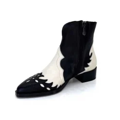 Dansi 5904 Cuir Noir Et Blanc