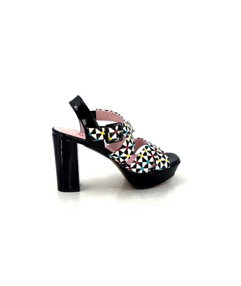 Dansi 5580 Duma Cuir Noir Multi