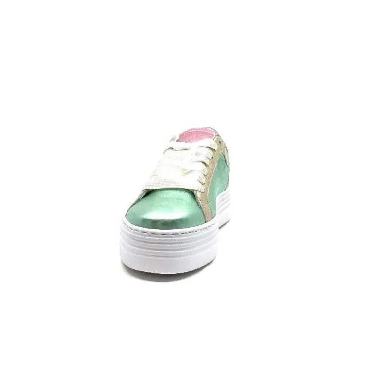 Elue Par Nous Nany Cuir Metal Vert