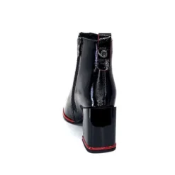 Elue Par Nous Paella Cuir Noir Vernis
