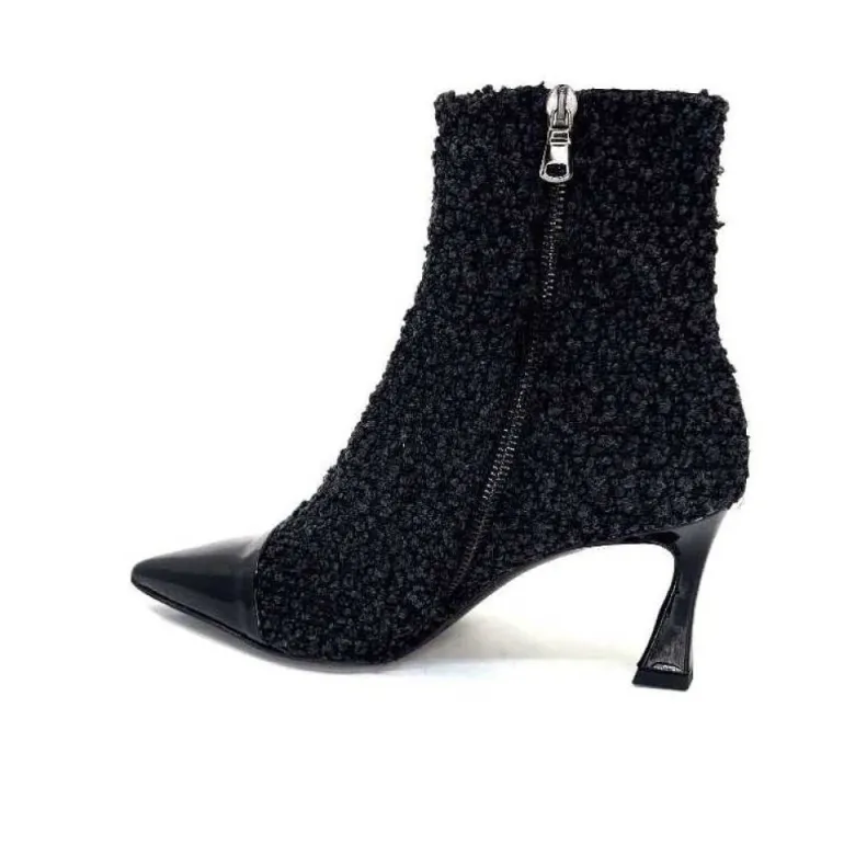 Enzo Di Martino Eli 716 Cuir & Textile Noir