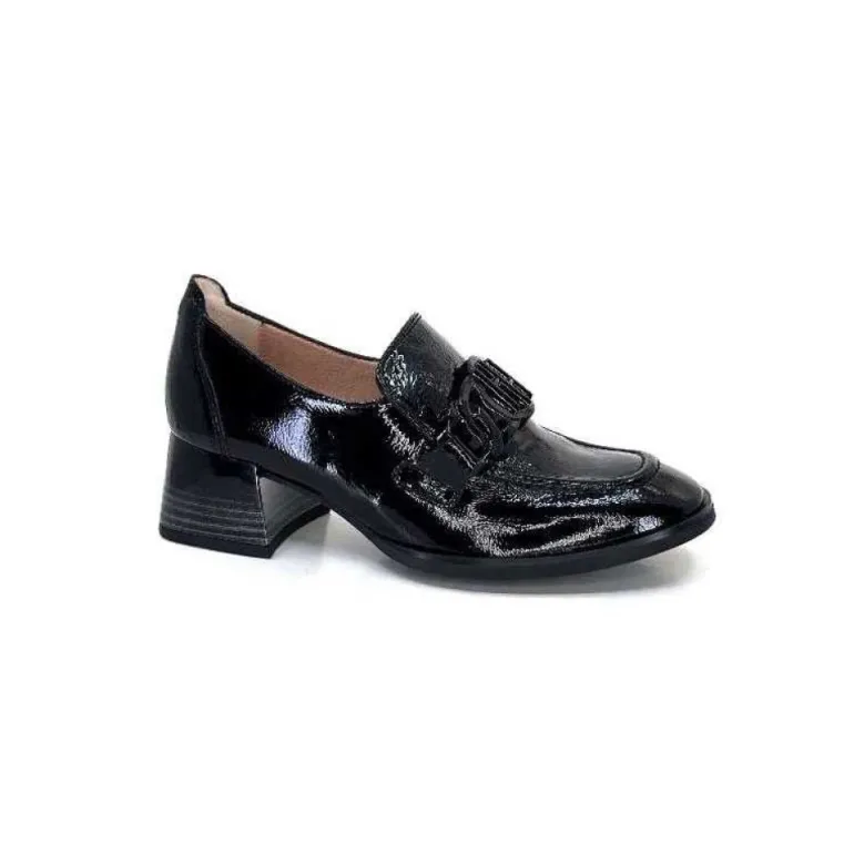 Hispanitas Hi232992 Charlize Cuir Vernis Noir