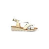 Ivoire 2146 Ceralin Cuir Blanc Beige Argent
