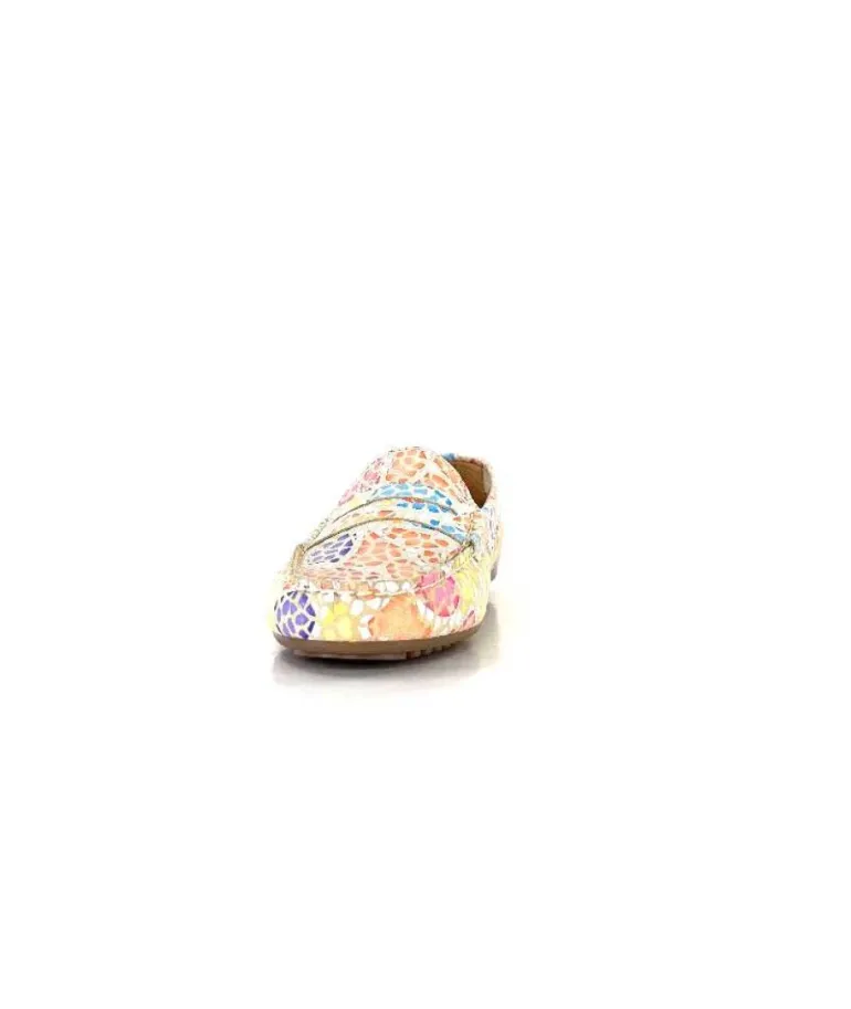 Ivoire 10322 Cuir Beige Multicolore