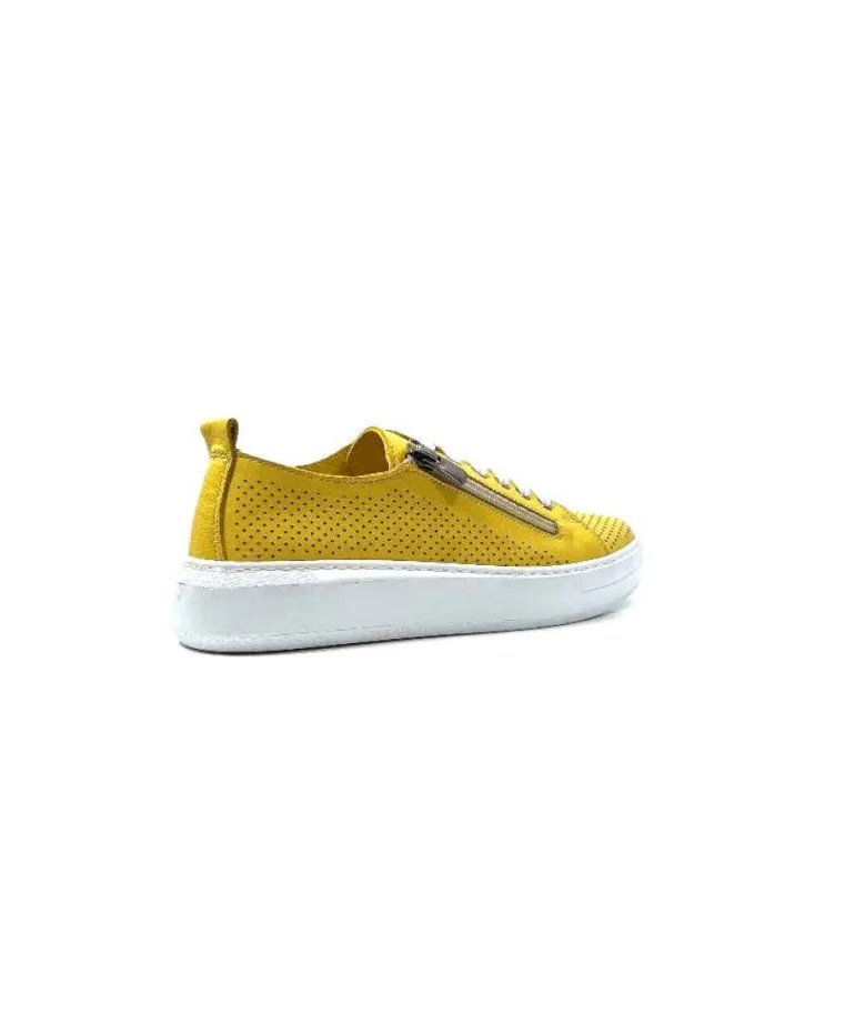 Ivoire 382.510 Cuir Jaune Moutarde