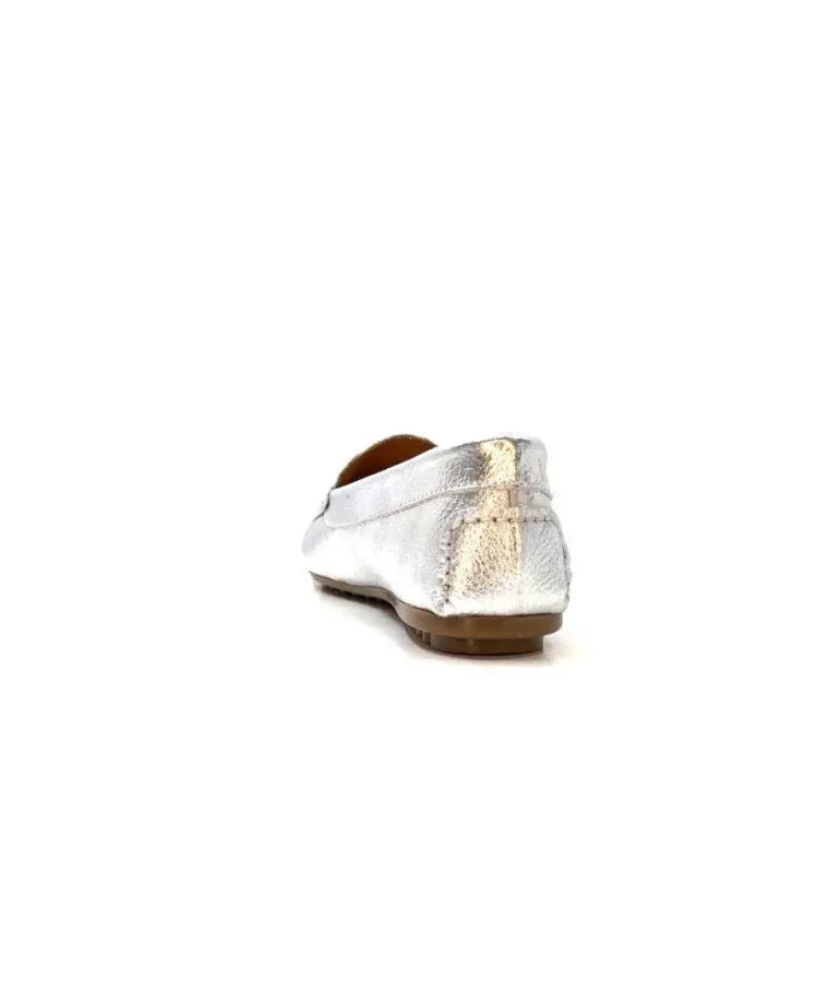 Ivoire 10322 Cuir Metal Argent