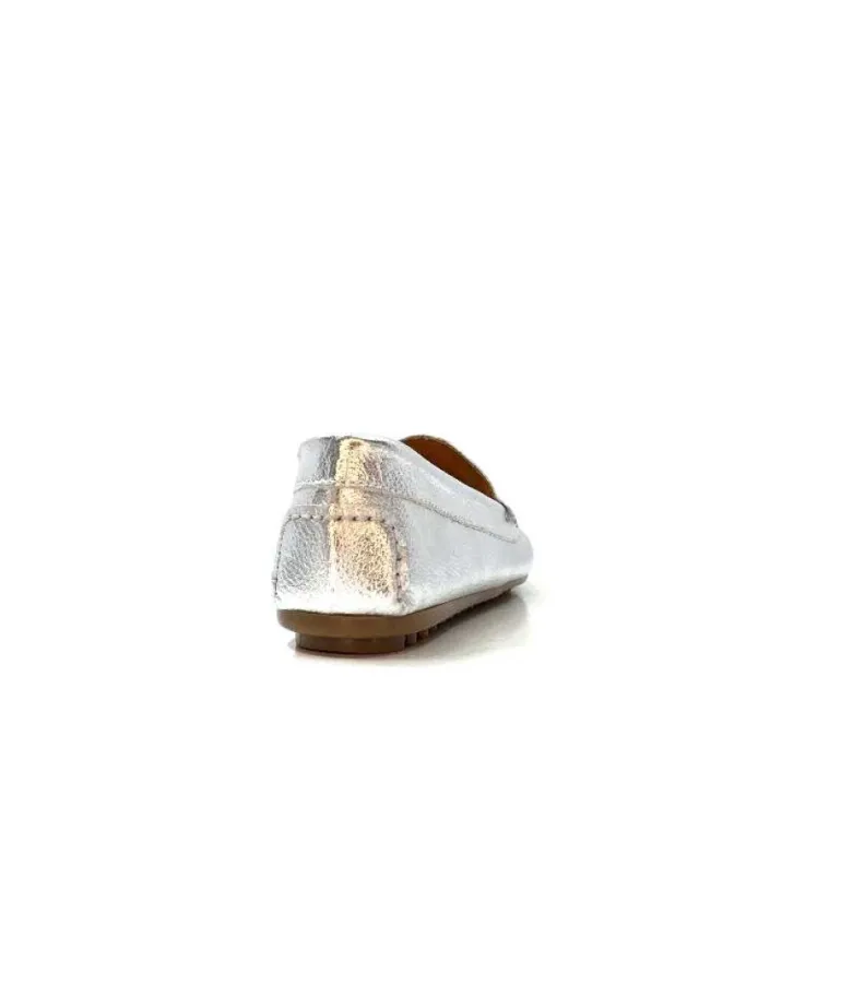 Ivoire 10322 Cuir Metal Argent