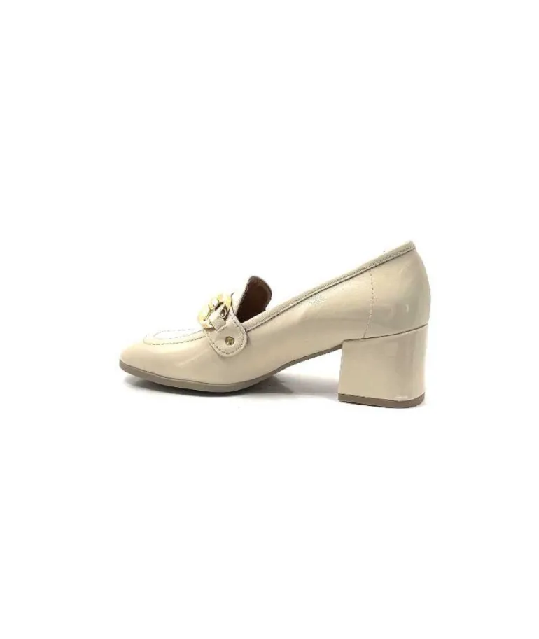 Ivoire 9575845 Cuir Vernis Beige