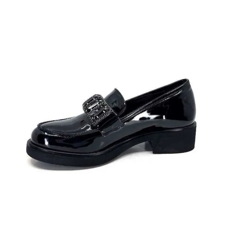 Ivoire 844926 Cuir Vernis Noir