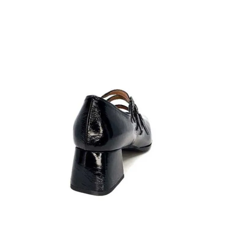 Ivoire 4145 Cuir Vernis Noir