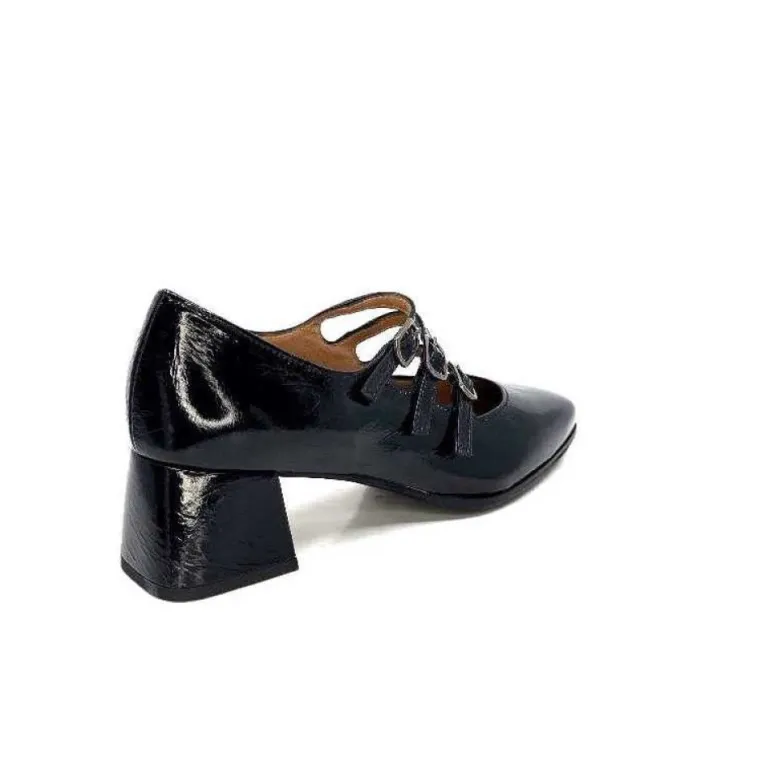 Ivoire 4145 Cuir Vernis Noir