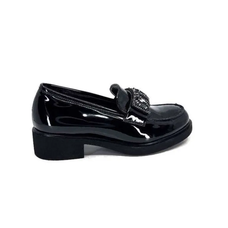 Ivoire 844926 Cuir Vernis Noir