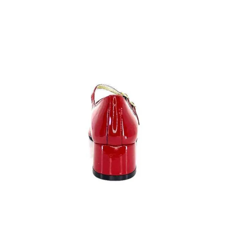 Ivoire 914 Cuir Vernis Rouge