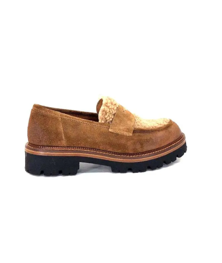 Ivoire 3276 Sabbia Montone Daim Marron