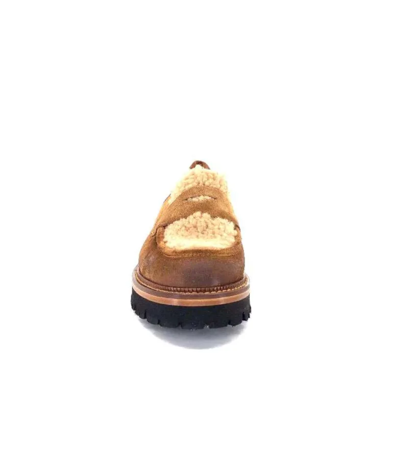 Ivoire 3276 Sabbia Montone Daim Marron