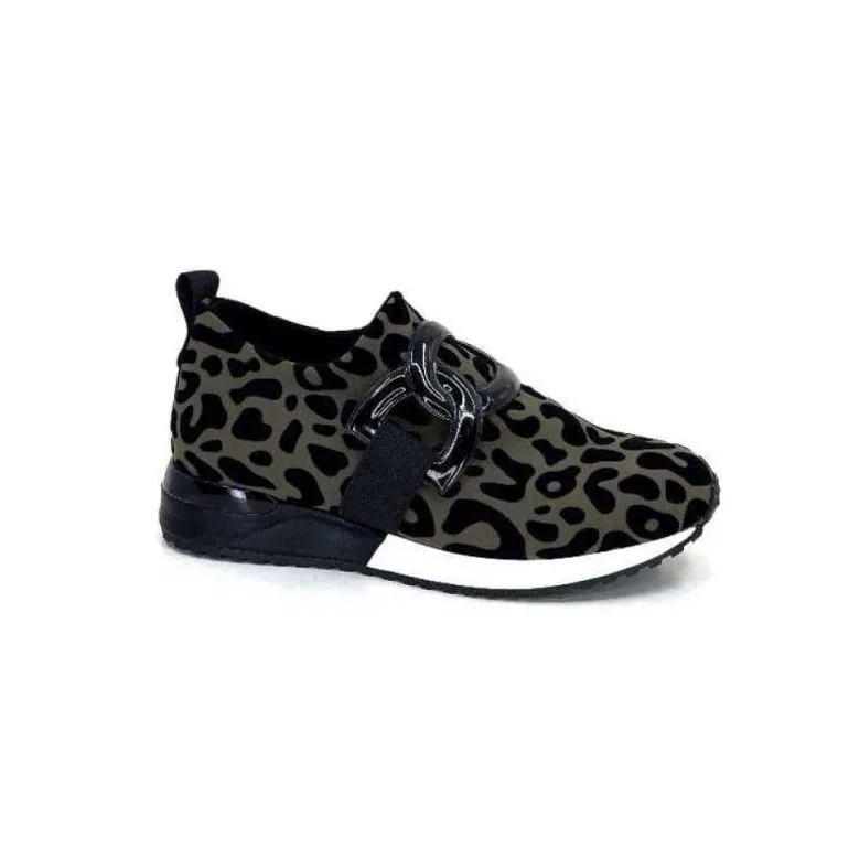 Ivoire 2203626 Textile Kaki Noir Leo