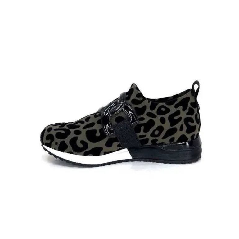 Ivoire 2203626 Textile Kaki Noir Leo