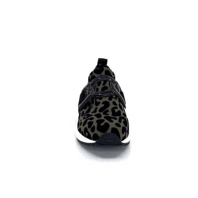 Ivoire 2203626 Textile Kaki Noir Leo