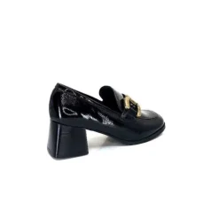 Ivoire 11301A Cuir Vernis Noir