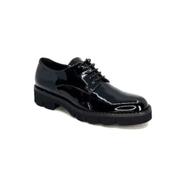 Ivoire B038 Cuir Vernis Noir