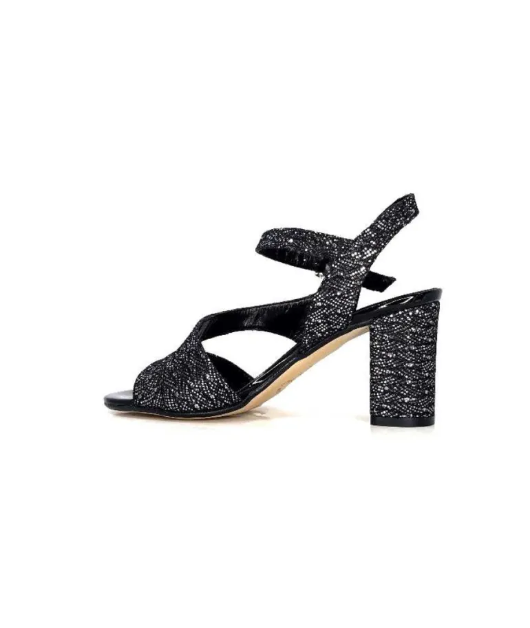 Ivoire F2215 Asia Textile Glitter Noir