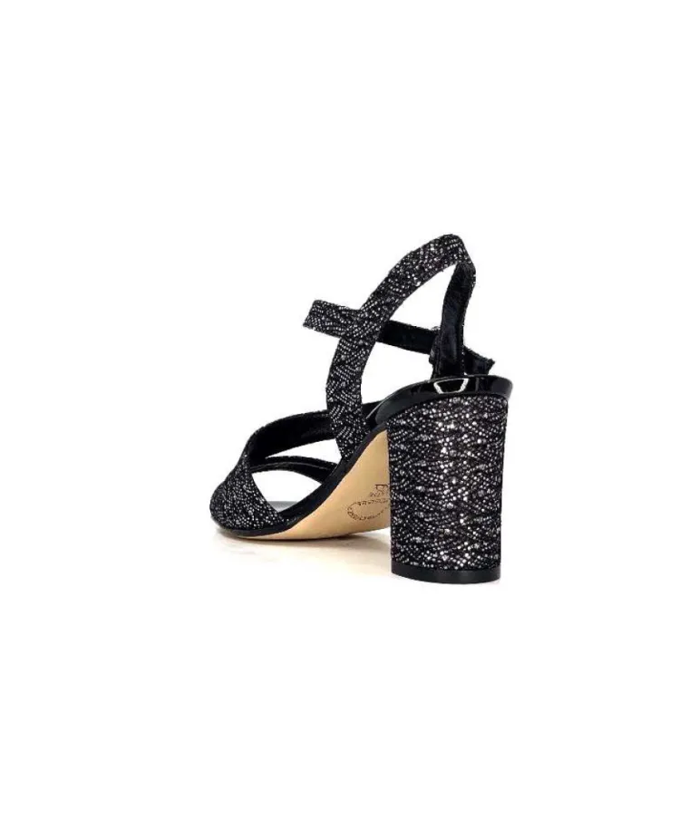 Ivoire F2215 Asia Textile Glitter Noir