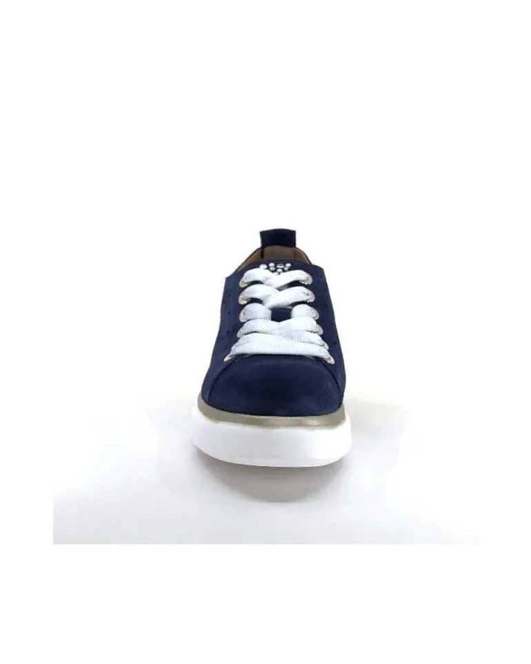 Ivoire 7L4144Pe Cuir Bleu Marine