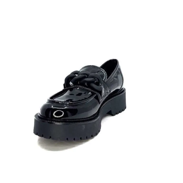 Ivoire 1M4158 Cuir Vernis Noir