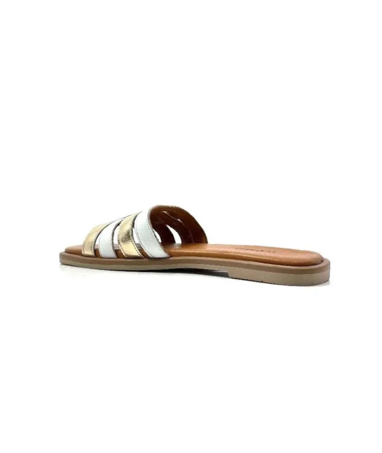 Ivoire Tml 28 Cuir Blanc Or