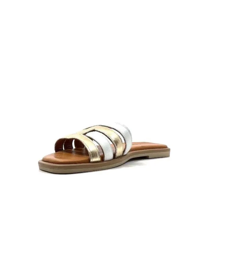 Ivoire Tml 28 Cuir Blanc Or