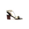 Les Tropeziennes Lilon Cuir Noir & Or