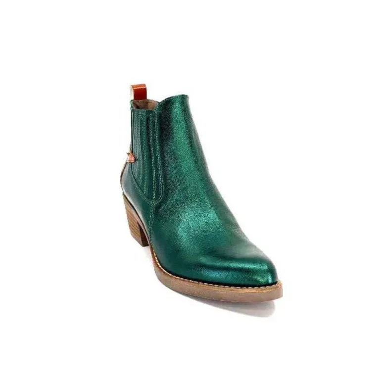 Mkd Izac Cuir Metal Vert