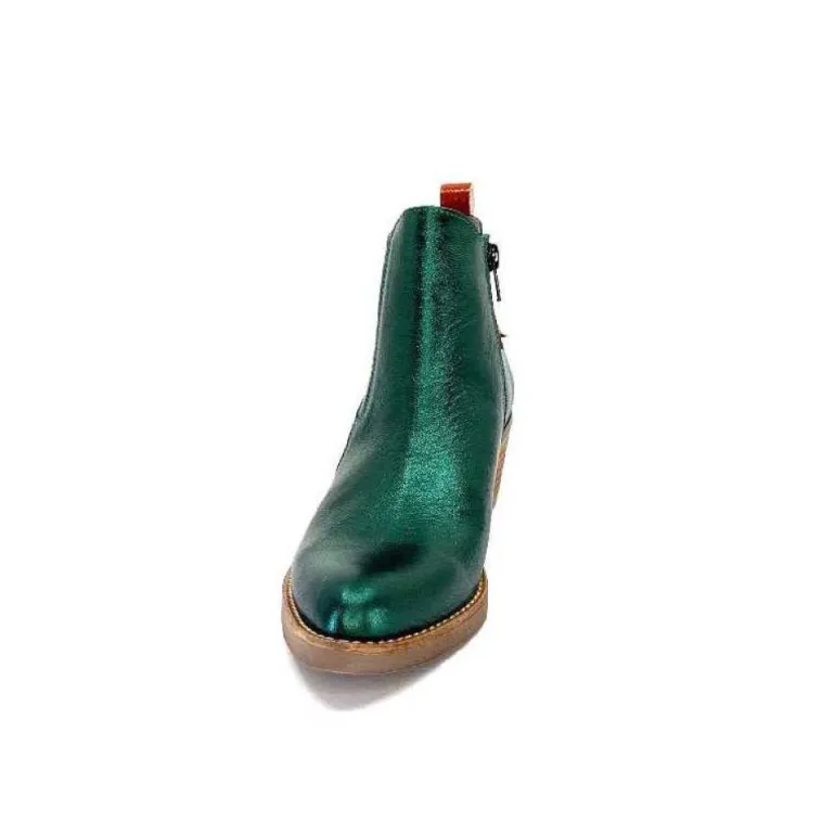 Mkd Izac Cuir Metal Vert
