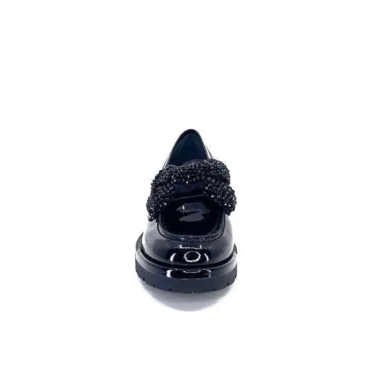 Mocassins Myma 6765 Cuir Vernis Noir