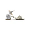 Nero Gardini 307320 De Cuir Strass Argent