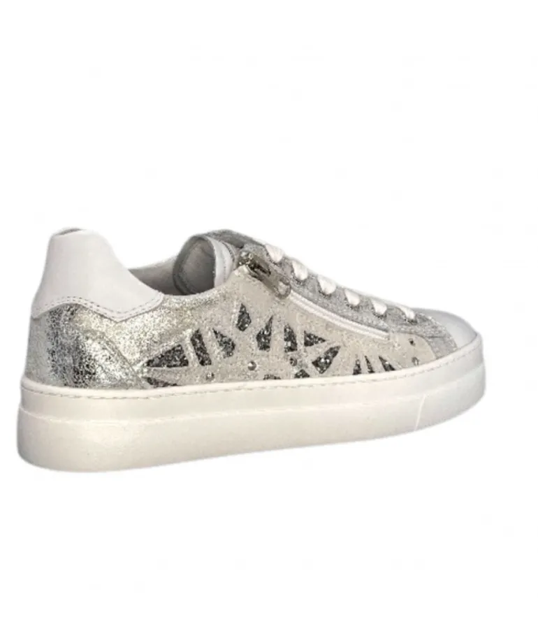 Nero Giardini 306512 D707 Cuir Blanc Argent