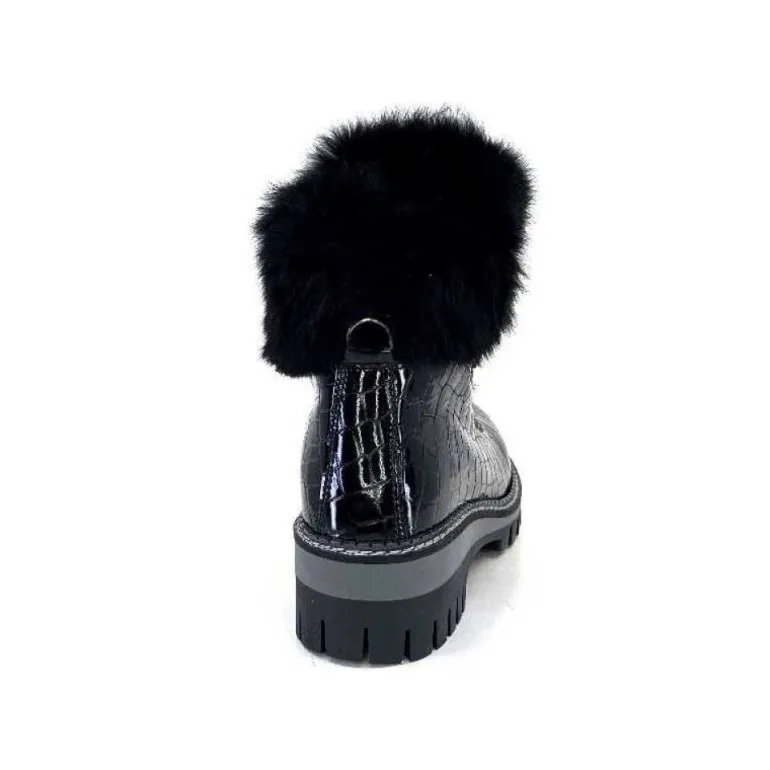 New Italia 1915450 Cuir Vernis Coco Noir