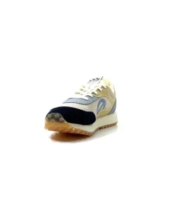 No Name Punky Jogger Daim Bleu Textile Beige