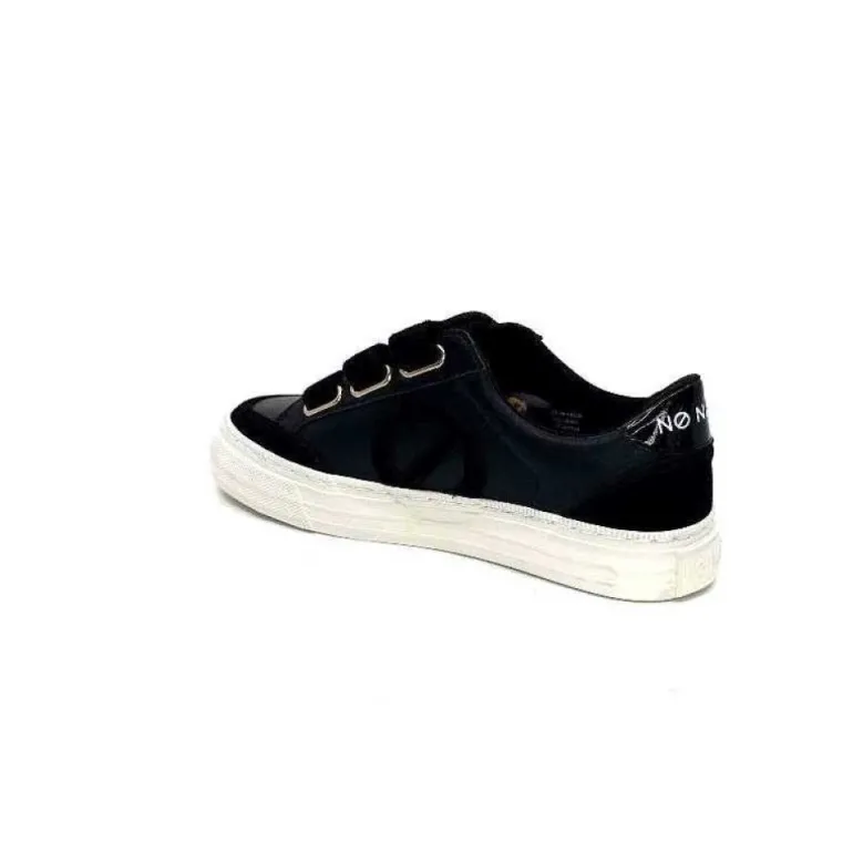 No Name Strike Straps Cuir Noir