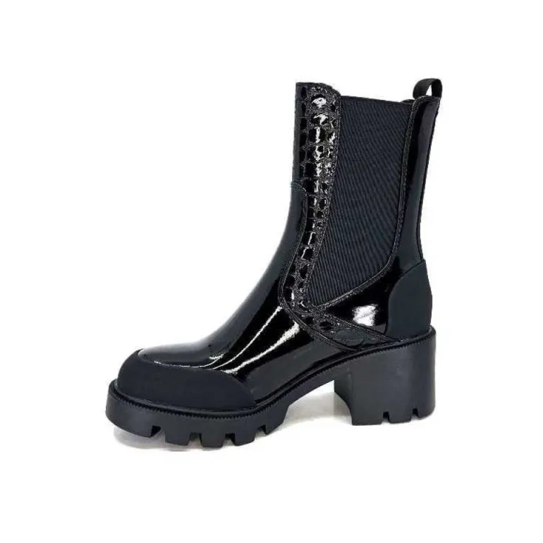 Noa Harmon 9117 Eros Cuir Vernis Noir