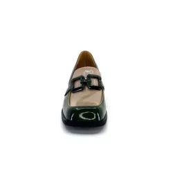 Noa Harmon 9581-M01 Ben Cuir Vernis Vert