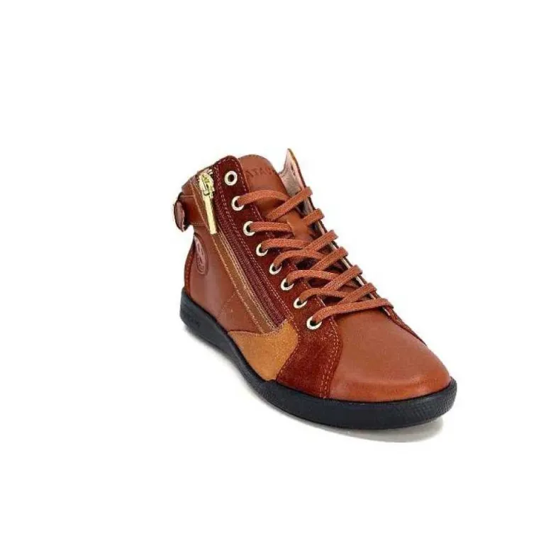 Pataugas 628270 Palme Cuir Rouille