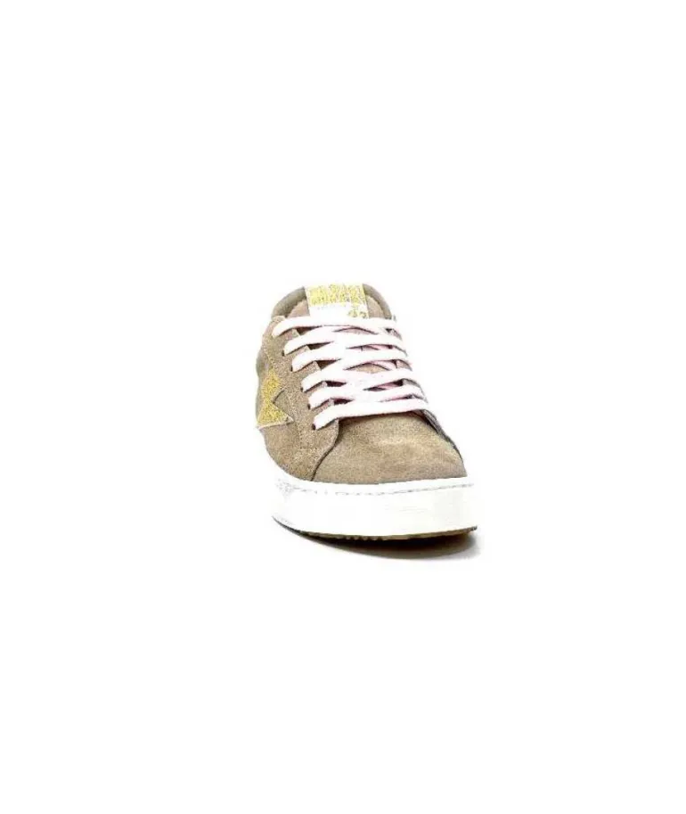 Semerdjian Smr Maya 9503 Daim Beige Lacets Rose