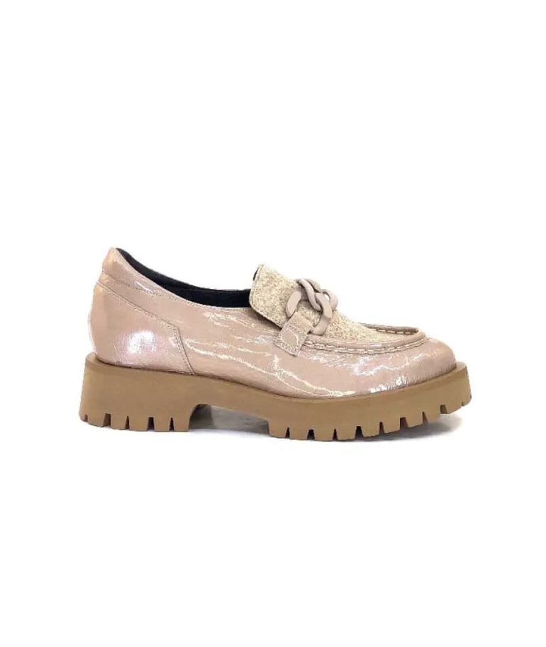Softwaves 8-36-16 /02 Cuir Vernis & Tweed Beige