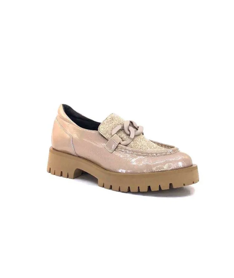 Softwaves 8-36-16 /02 Cuir Vernis & Tweed Beige